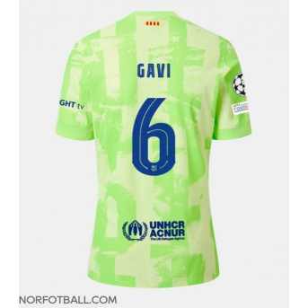 Billige Fotballdrakt Barcelona Paez Gavi #6 Replika Tredjedrakt 2024-25 Kortermet